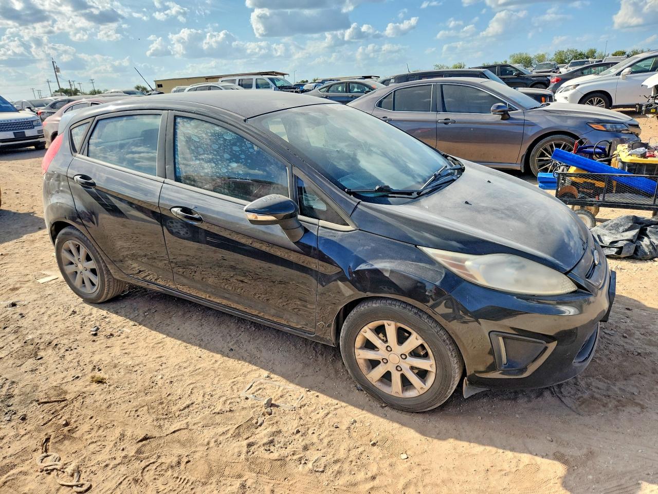 2013 Ford Fiesta Se Black vin: 3FADP4EJXDM158781