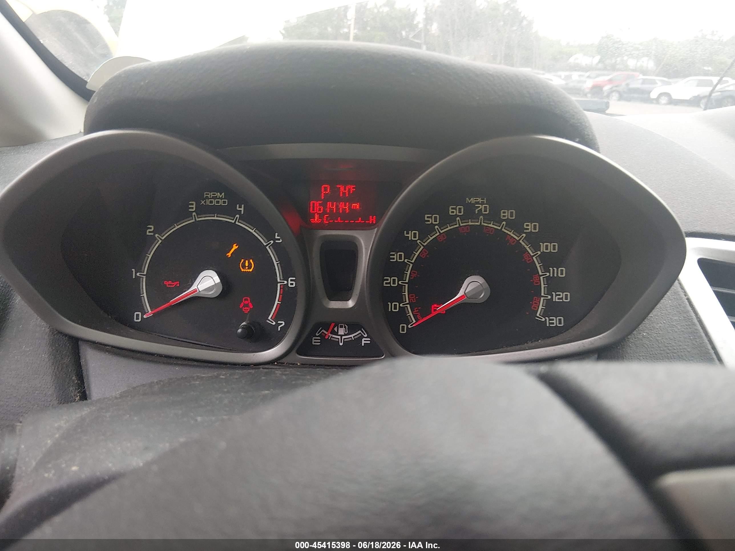 2013 Ford Fiesta Se Silver vin: 3FADP4EJXDM164337