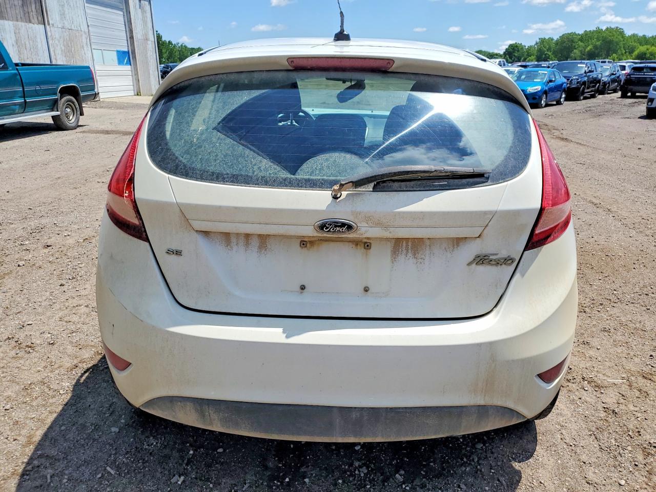 2013 Ford Fiesta Se White vin: 3FADP4EJXDM169831