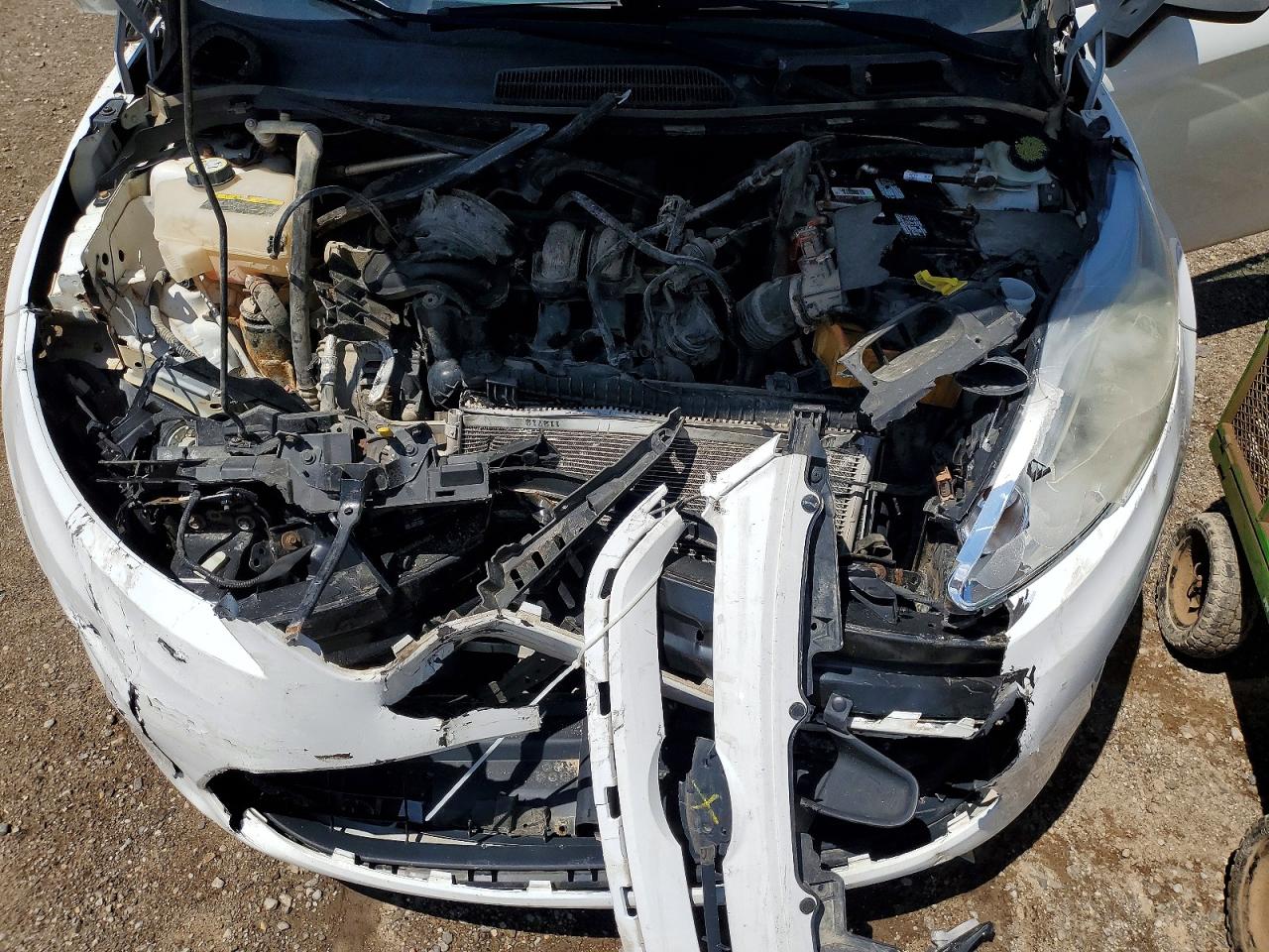 2013 Ford Fiesta Se White vin: 3FADP4EJXDM169831