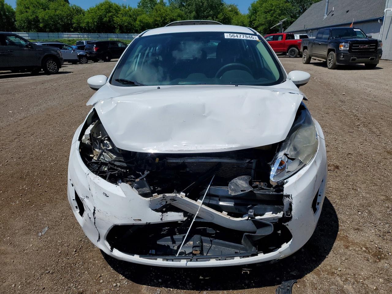 2013 Ford Fiesta Se White vin: 3FADP4EJXDM169831