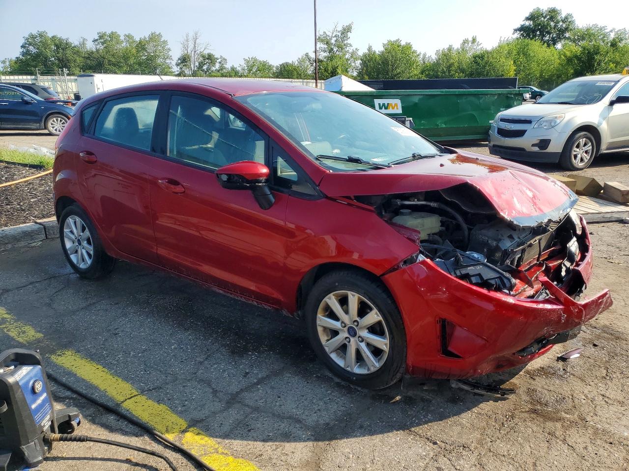 2013 Ford Fiesta Se Red vin: 3FADP4EJXDM184958