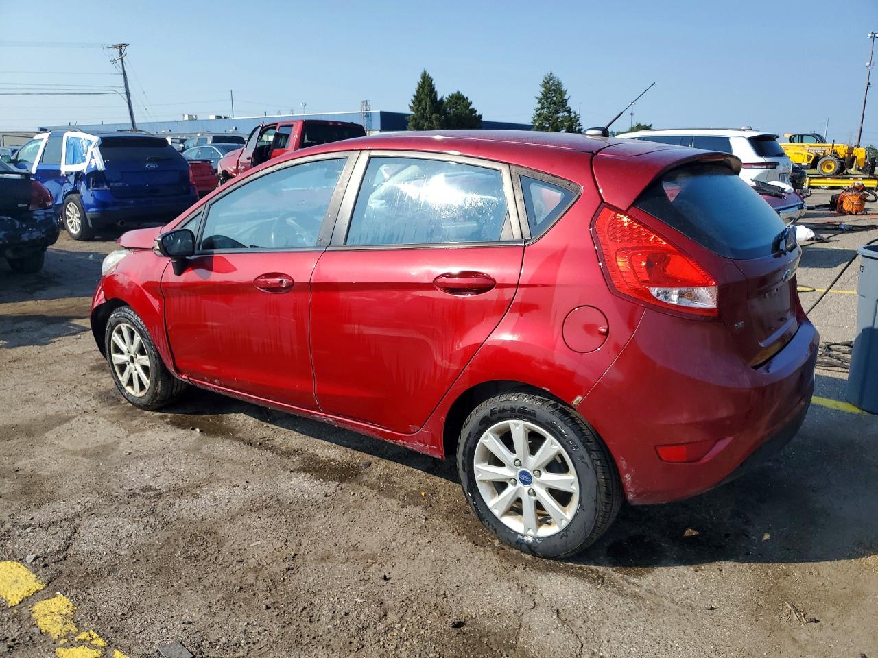 2013 Ford Fiesta Se Red vin: 3FADP4EJXDM184958