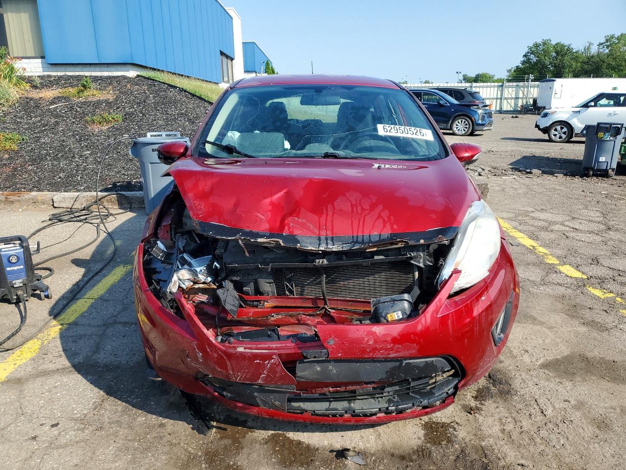 2013 Ford Fiesta Se Red vin: 3FADP4EJXDM184958