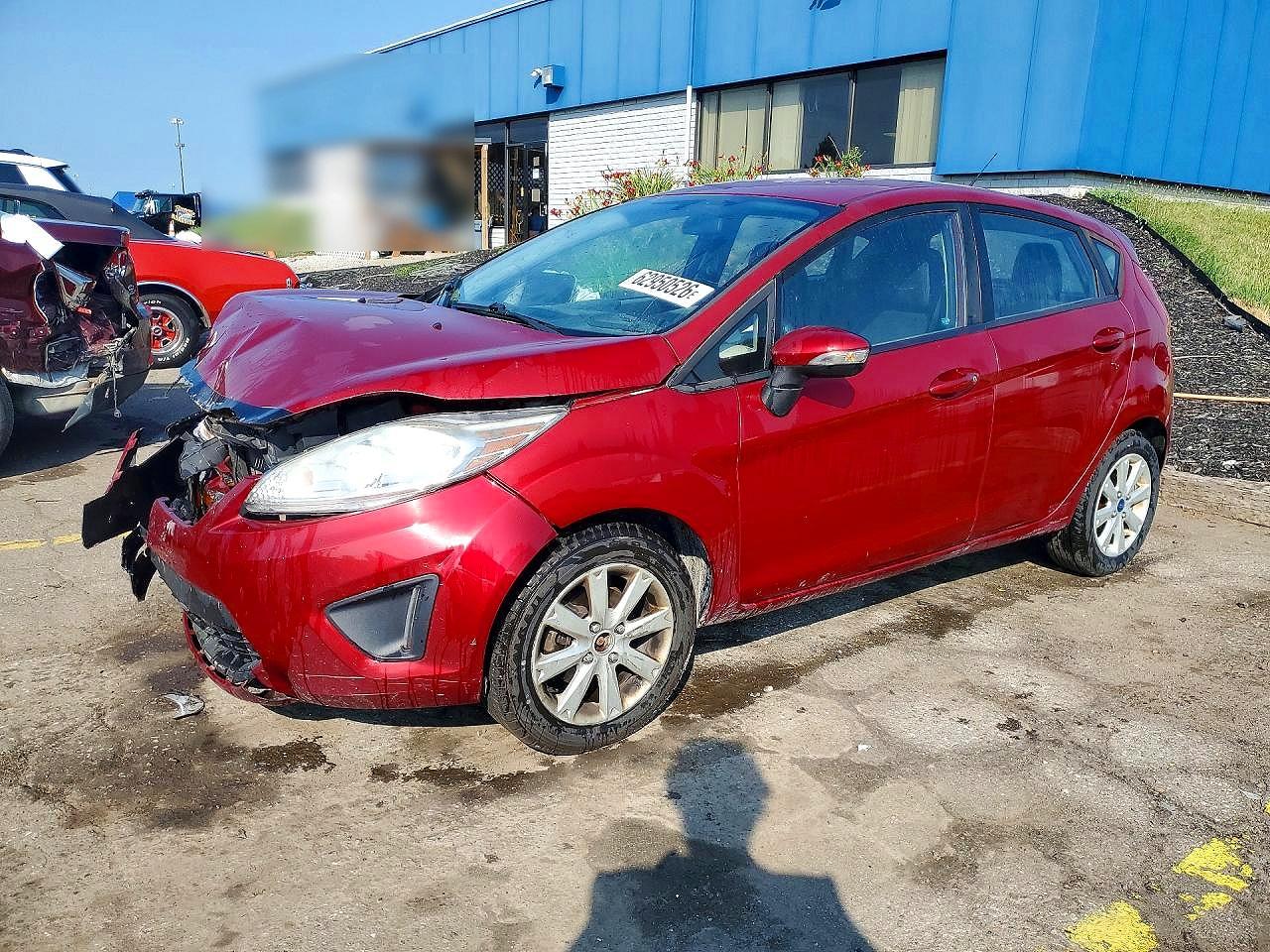 2013 Ford Fiesta Se Red vin: 3FADP4EJXDM184958
