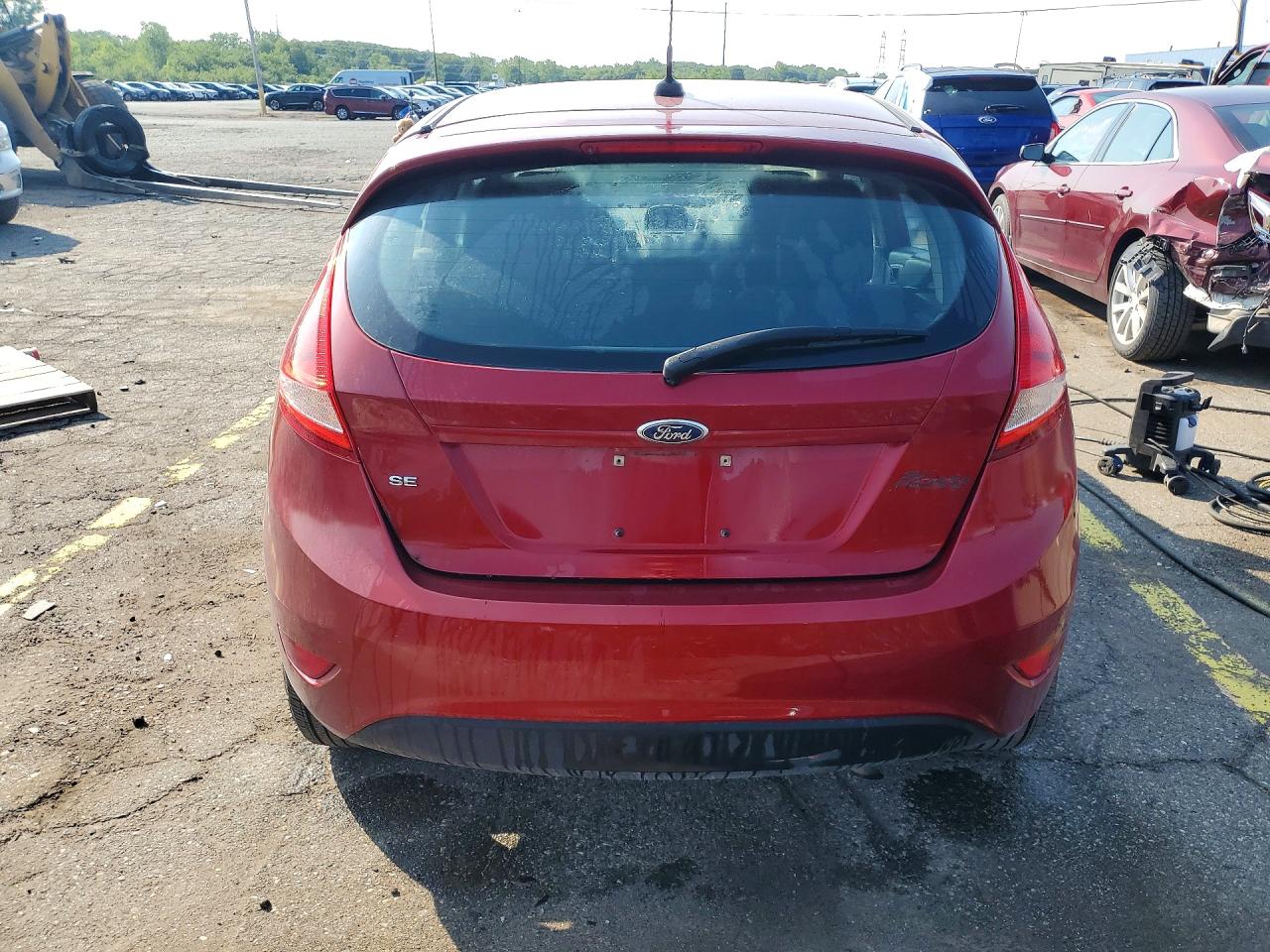 2013 Ford Fiesta Se Red vin: 3FADP4EJXDM184958