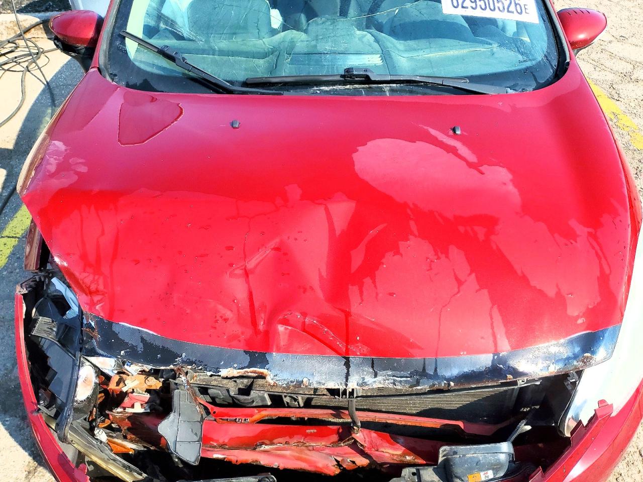 2013 Ford Fiesta Se Red vin: 3FADP4EJXDM184958