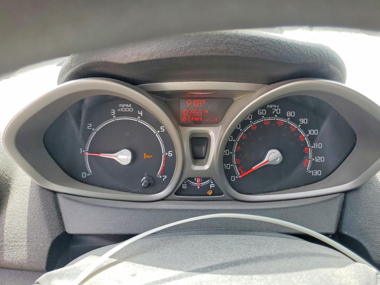 2013 Ford Fiesta S Silver vin: 3FADP4EJXDM185205