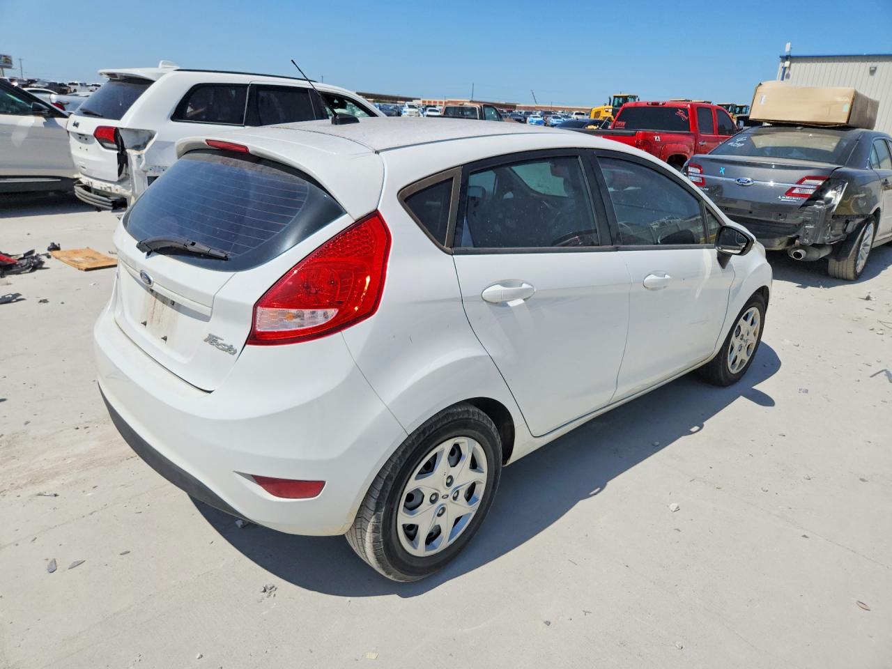 2013 Ford Fiesta Se White vin: 3FADP4EJXDM204352