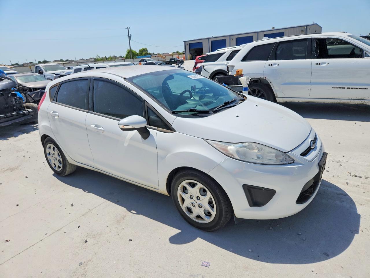 2013 Ford Fiesta Se White vin: 3FADP4EJXDM204352