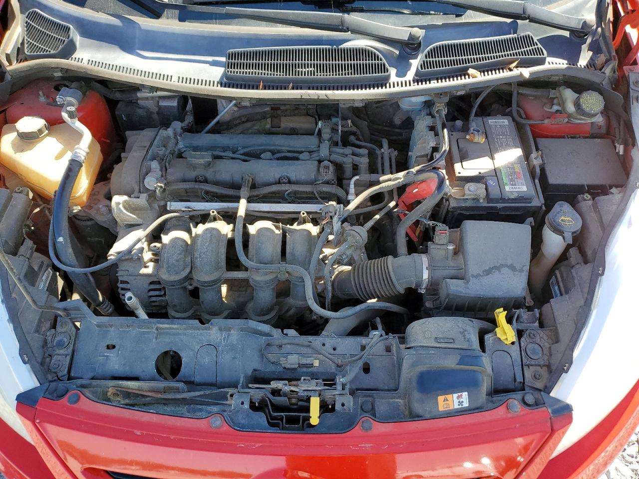 2013 Ford Fiesta Se Red vin: 3FADP4EJXDM214606