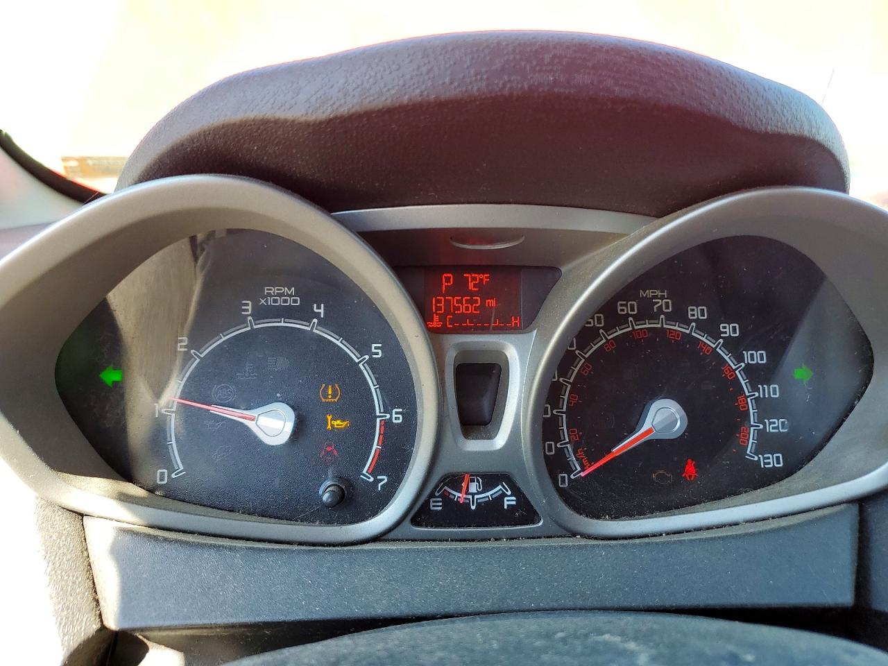 2013 Ford Fiesta Se Red vin: 3FADP4EJXDM214606