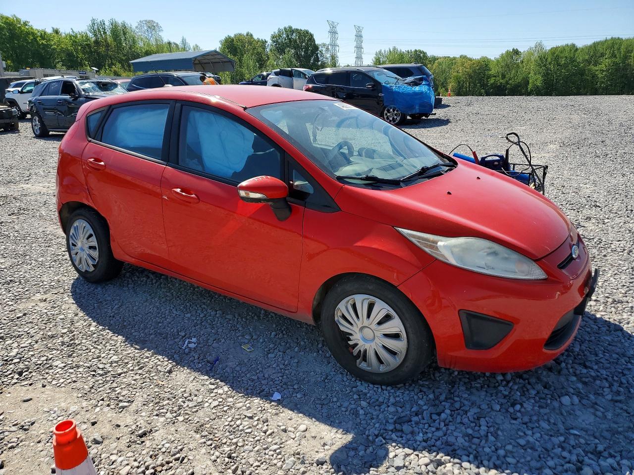 2013 Ford Fiesta Se Red vin: 3FADP4EJXDM214606