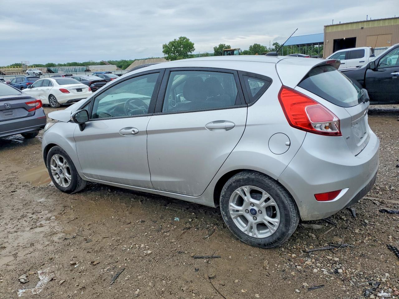 2014 Ford Fiesta Se Silver vin: 3FADP4EJXEM111591