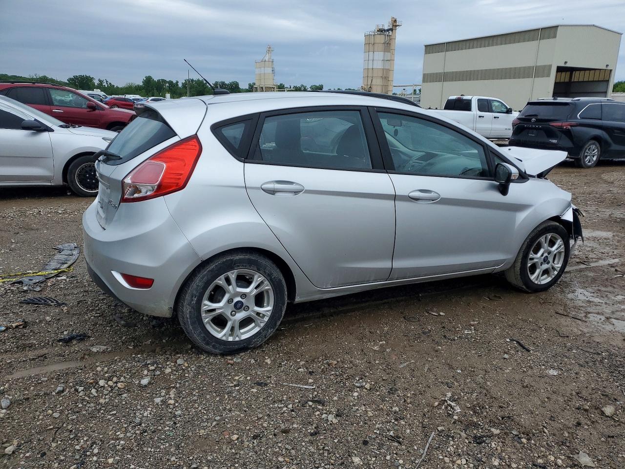 2014 Ford Fiesta Se Silver vin: 3FADP4EJXEM111591