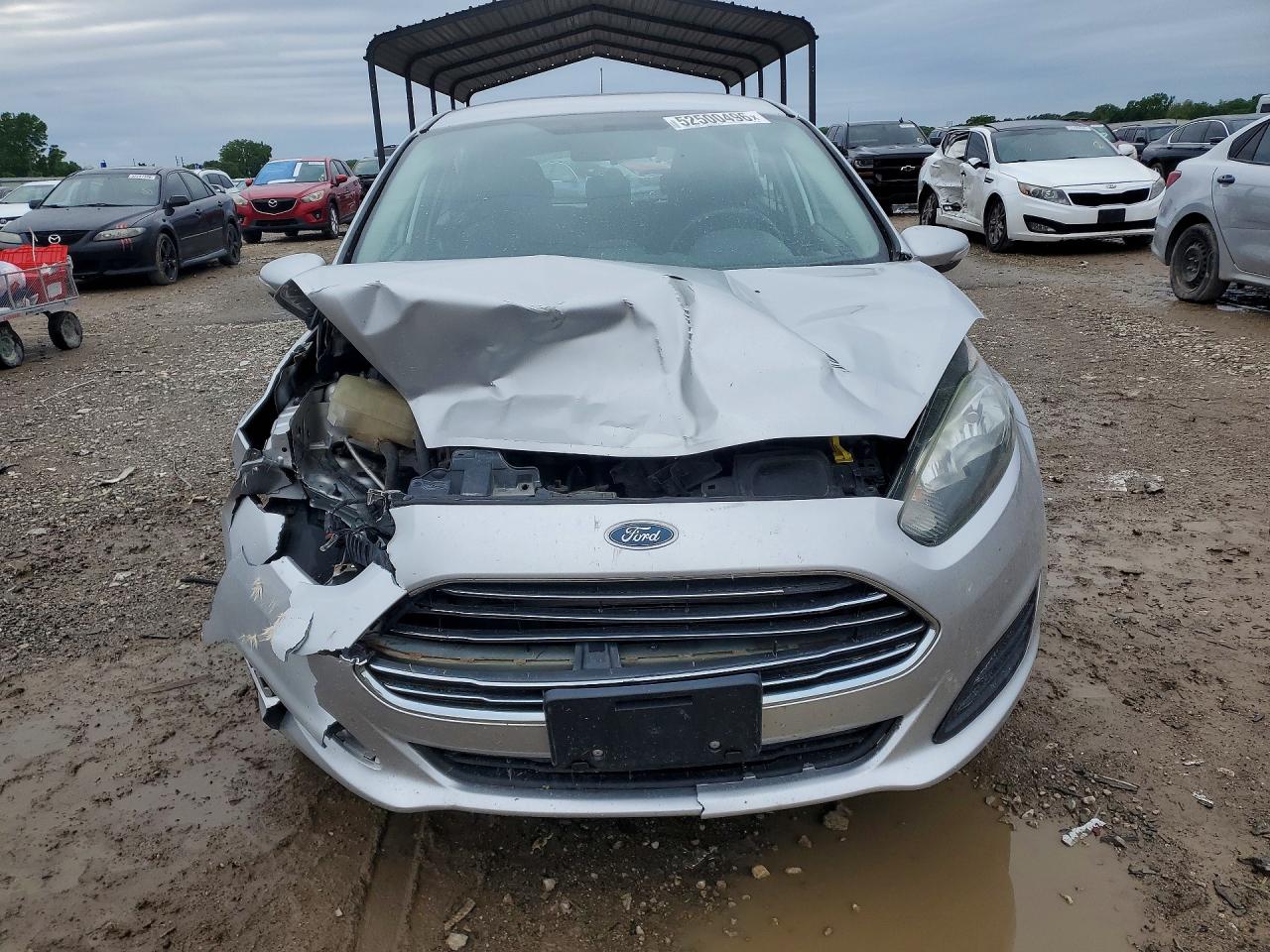2014 Ford Fiesta Se Silver vin: 3FADP4EJXEM111591
