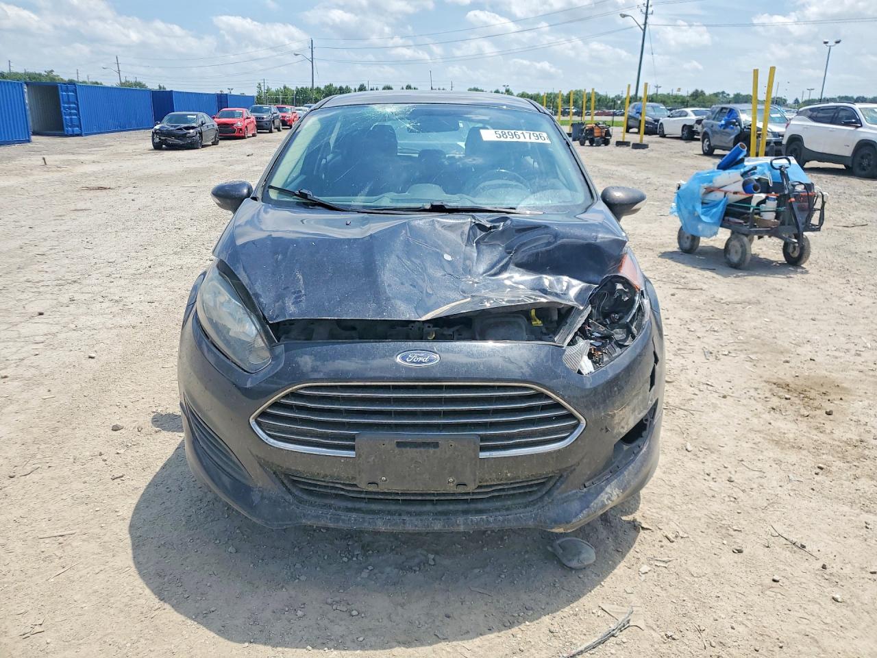2014 Ford Fiesta Se Black vin: 3FADP4EJXEM139861