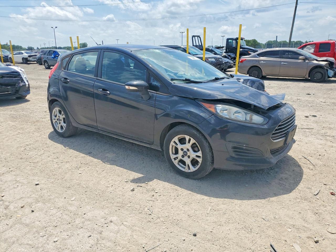 2014 Ford Fiesta Se Black vin: 3FADP4EJXEM139861
