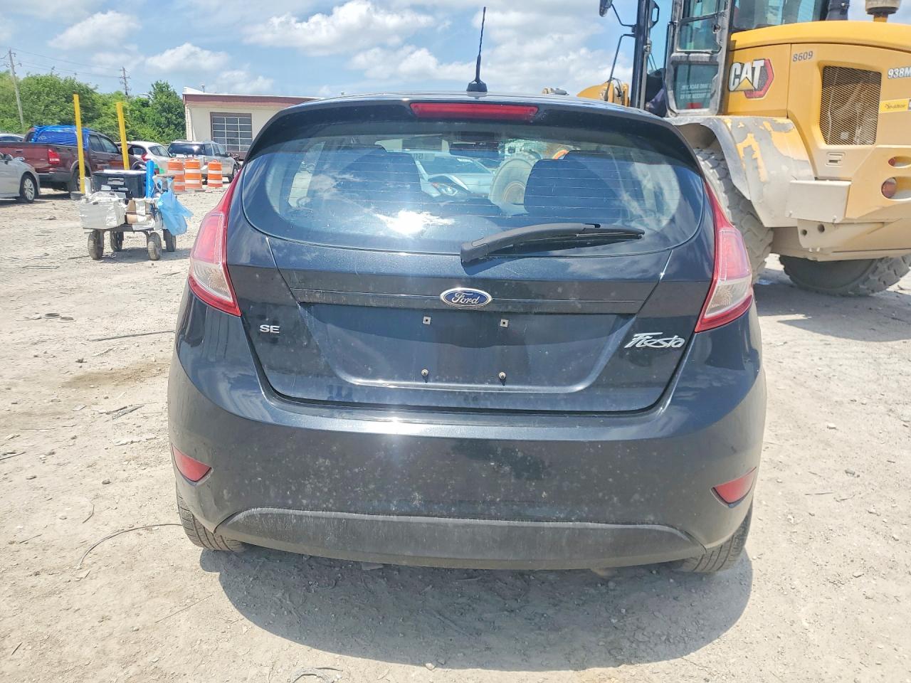 2014 Ford Fiesta Se Black vin: 3FADP4EJXEM139861