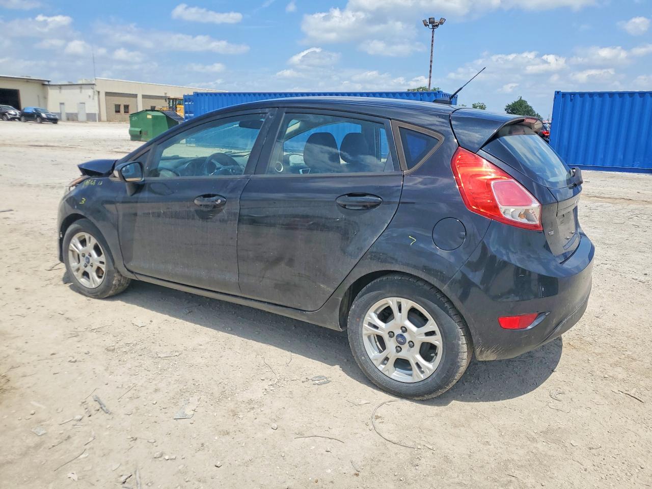 2014 Ford Fiesta Se Black vin: 3FADP4EJXEM139861