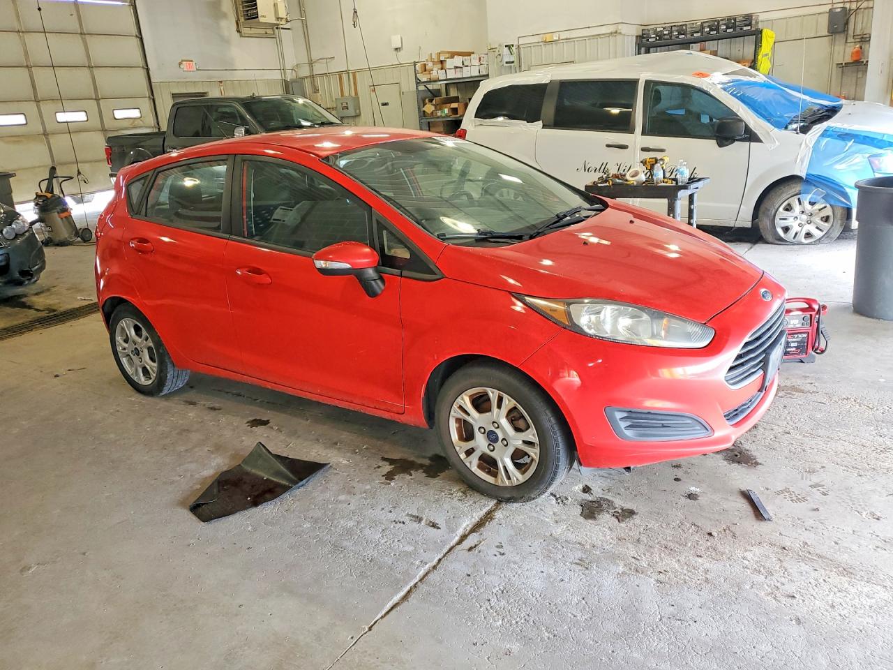 2014 Ford Fiesta Se Red vin: 3FADP4EJXEM228328