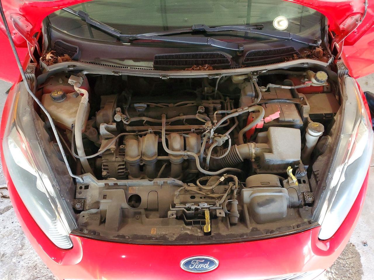 2014 Ford Fiesta Se Red vin: 3FADP4EJXEM228328