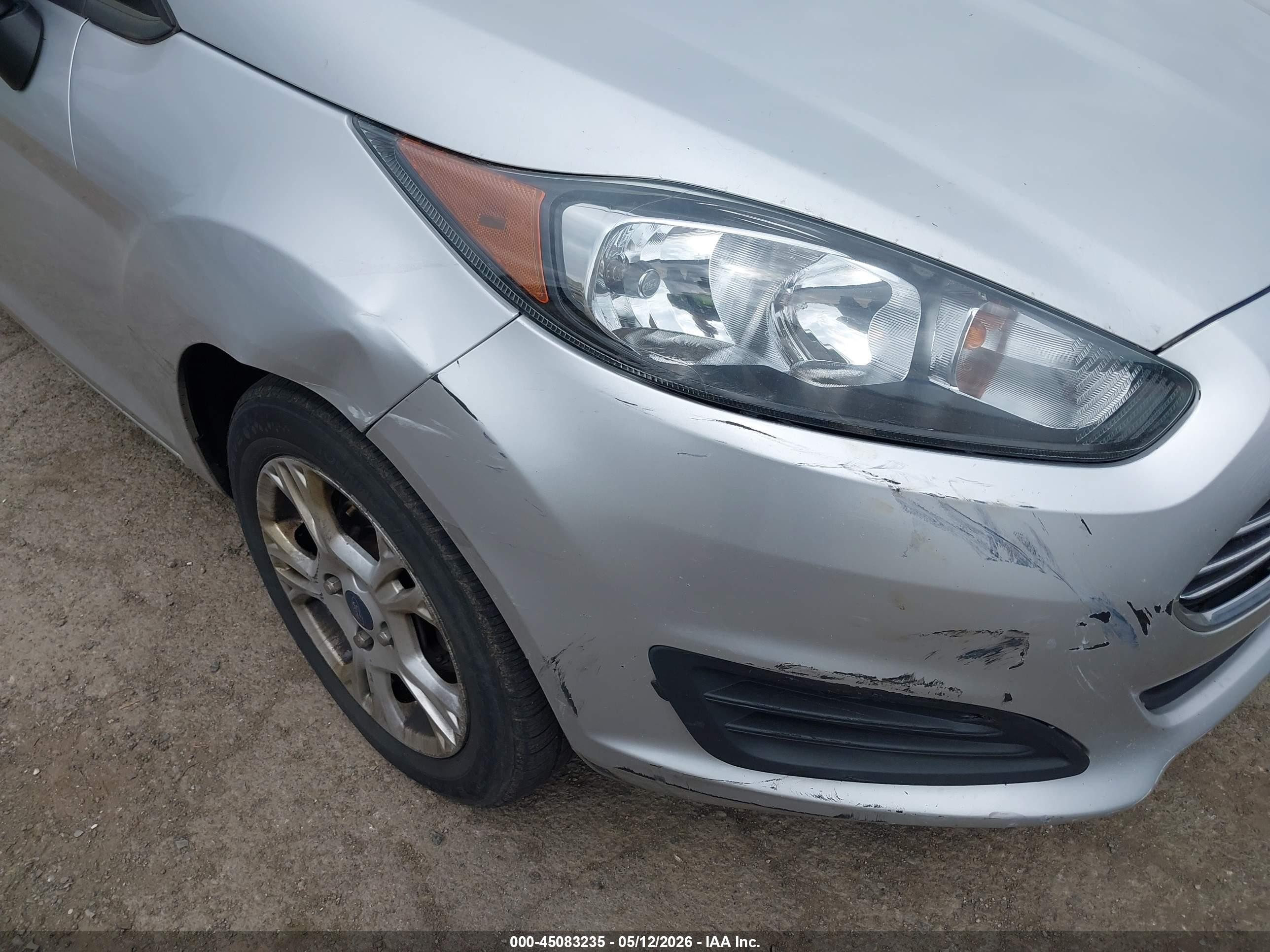 2015 Ford Fiesta Se Silver vin: 3FADP4EJXFM139408