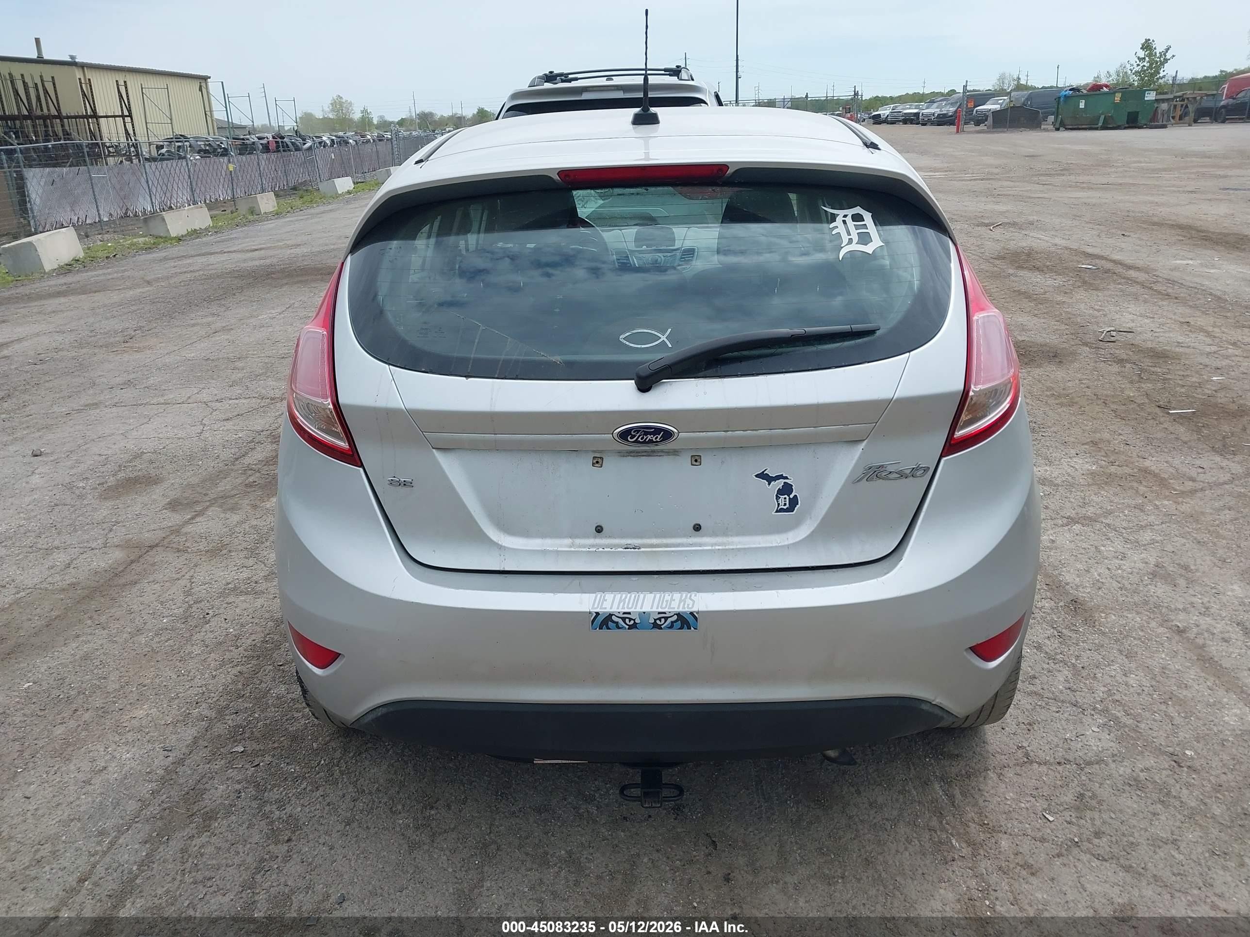 2015 Ford Fiesta Se Silver vin: 3FADP4EJXFM139408