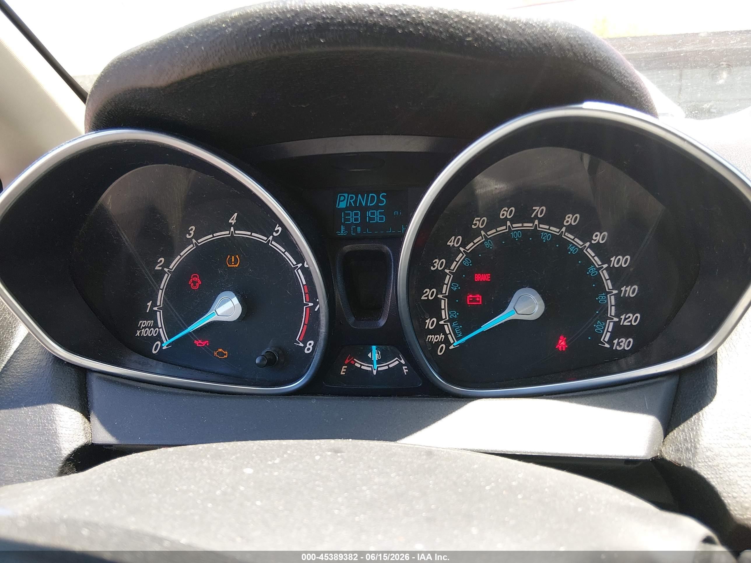 2015 Ford Fiesta Se Red vin: 3FADP4EJXFM146598