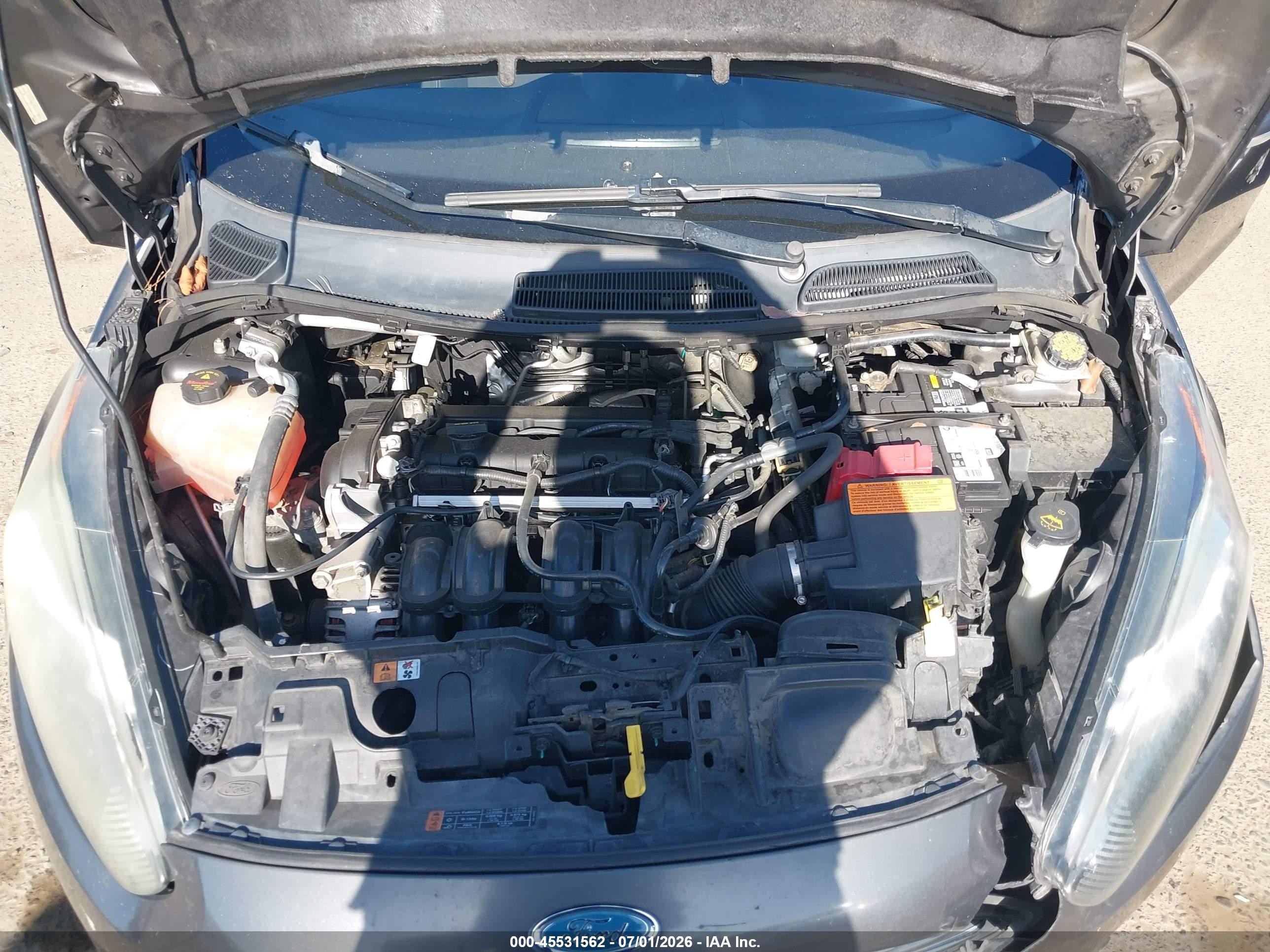 2015 Ford Fiesta Se Gray vin: 3FADP4EJXFM161845