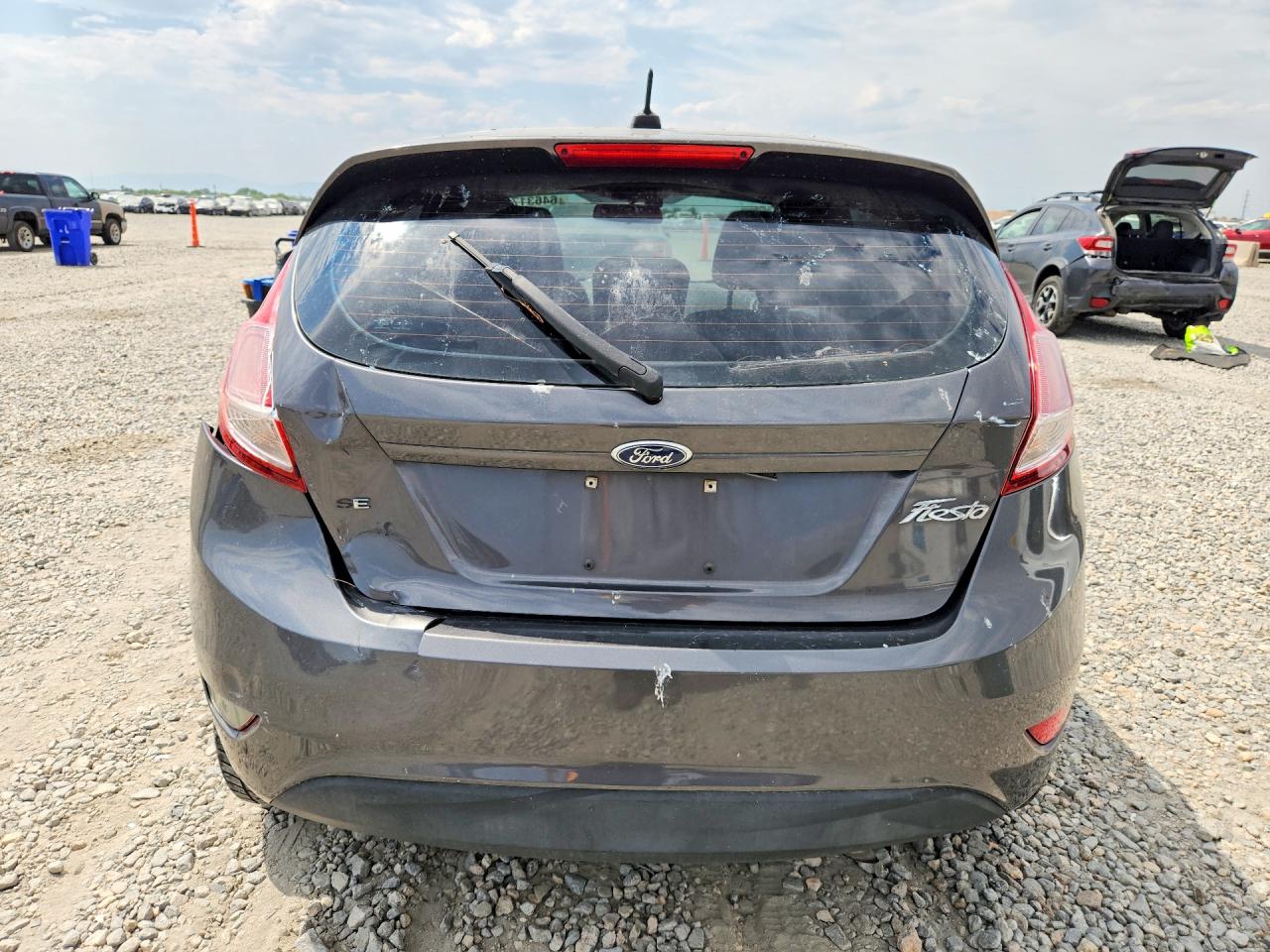 2015 Ford Fiesta Se Gray vin: 3FADP4EJXFM167161