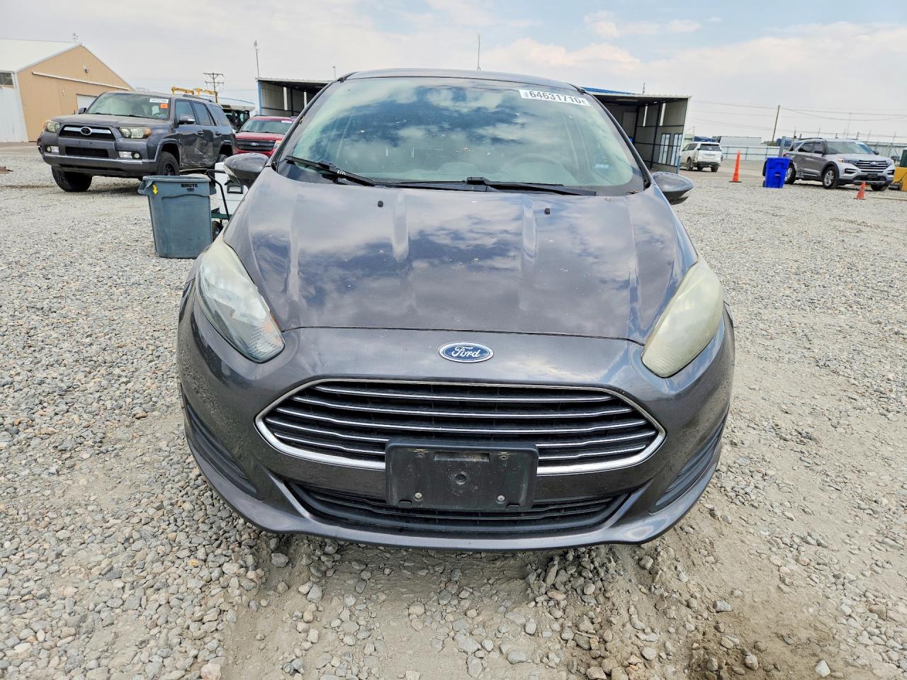2015 Ford Fiesta Se Gray vin: 3FADP4EJXFM167161