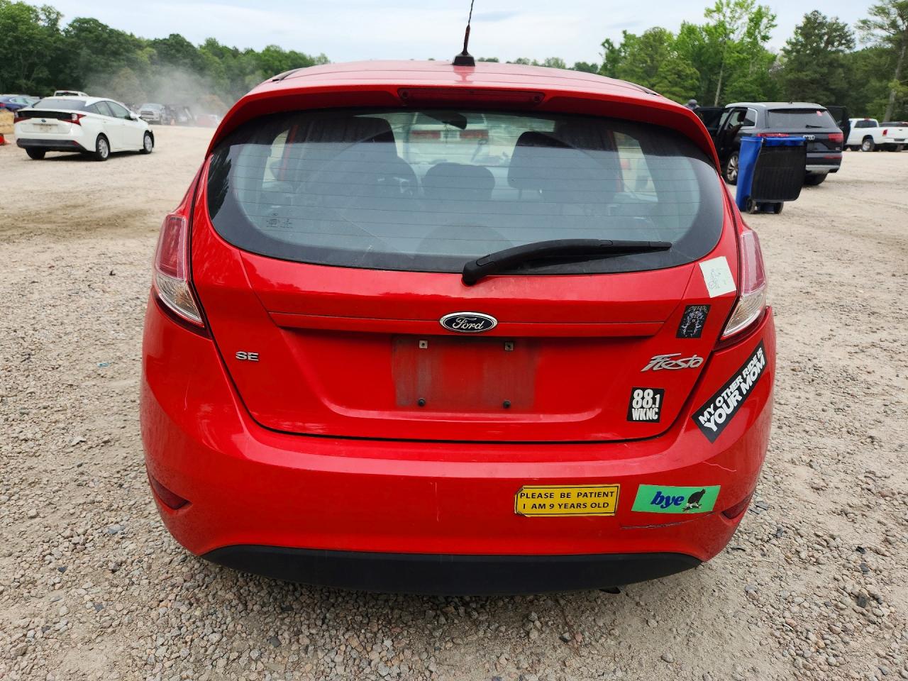 2015 Ford Fiesta Se Red vin: 3FADP4EJXFM171159