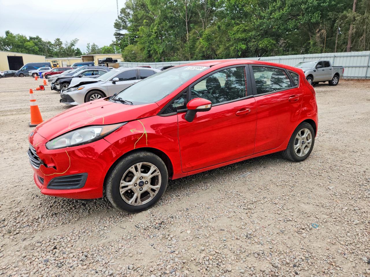 2015 Ford Fiesta Se Red vin: 3FADP4EJXFM171159