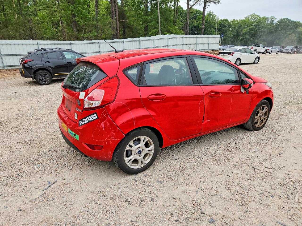 2015 Ford Fiesta Se Red vin: 3FADP4EJXFM171159