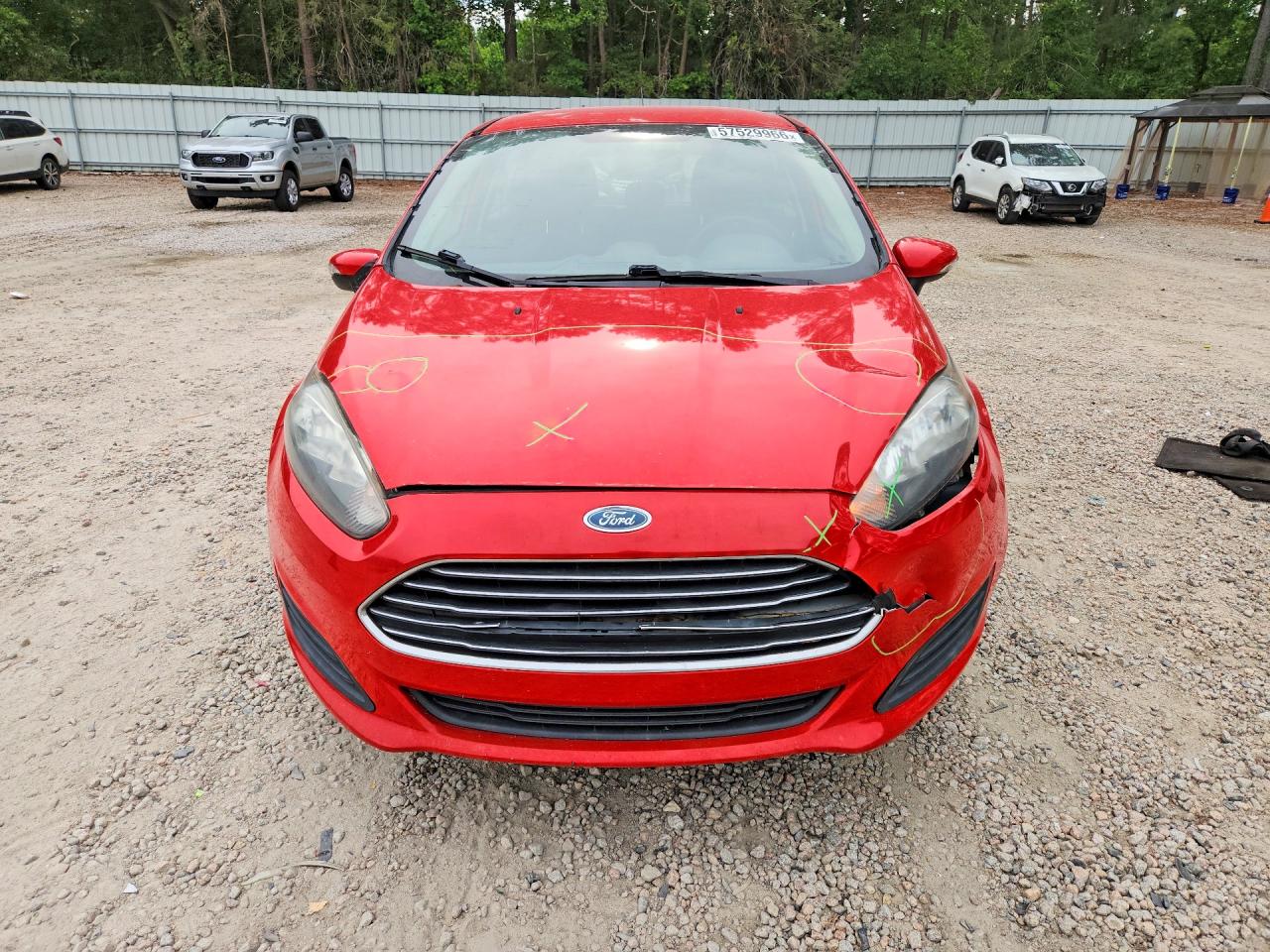 2015 Ford Fiesta Se Red vin: 3FADP4EJXFM171159
