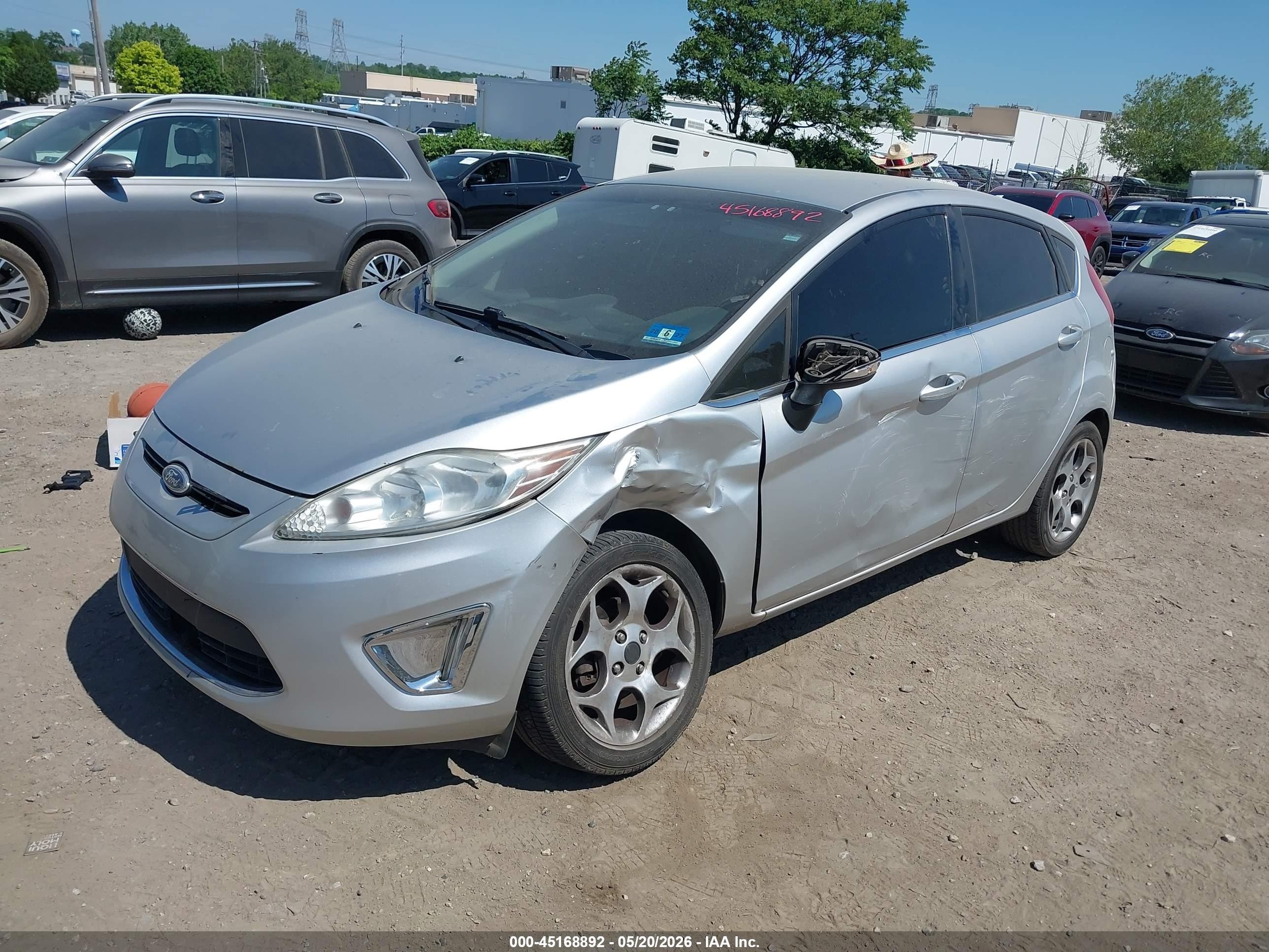 2011 Ford Fiesta Ses Silver vin: 3FADP4FJ0BM147204
