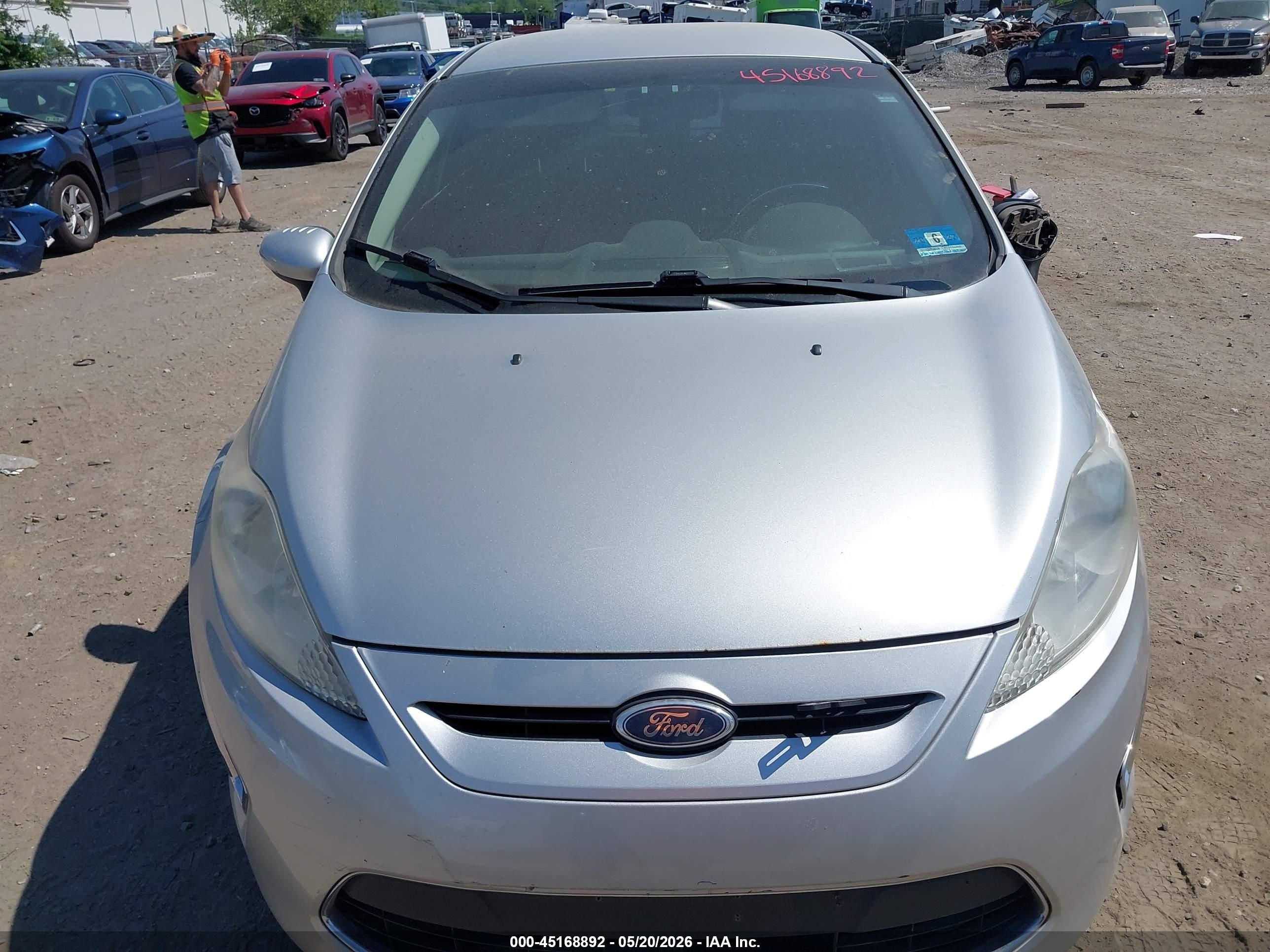 2011 Ford Fiesta Ses Silver vin: 3FADP4FJ0BM147204