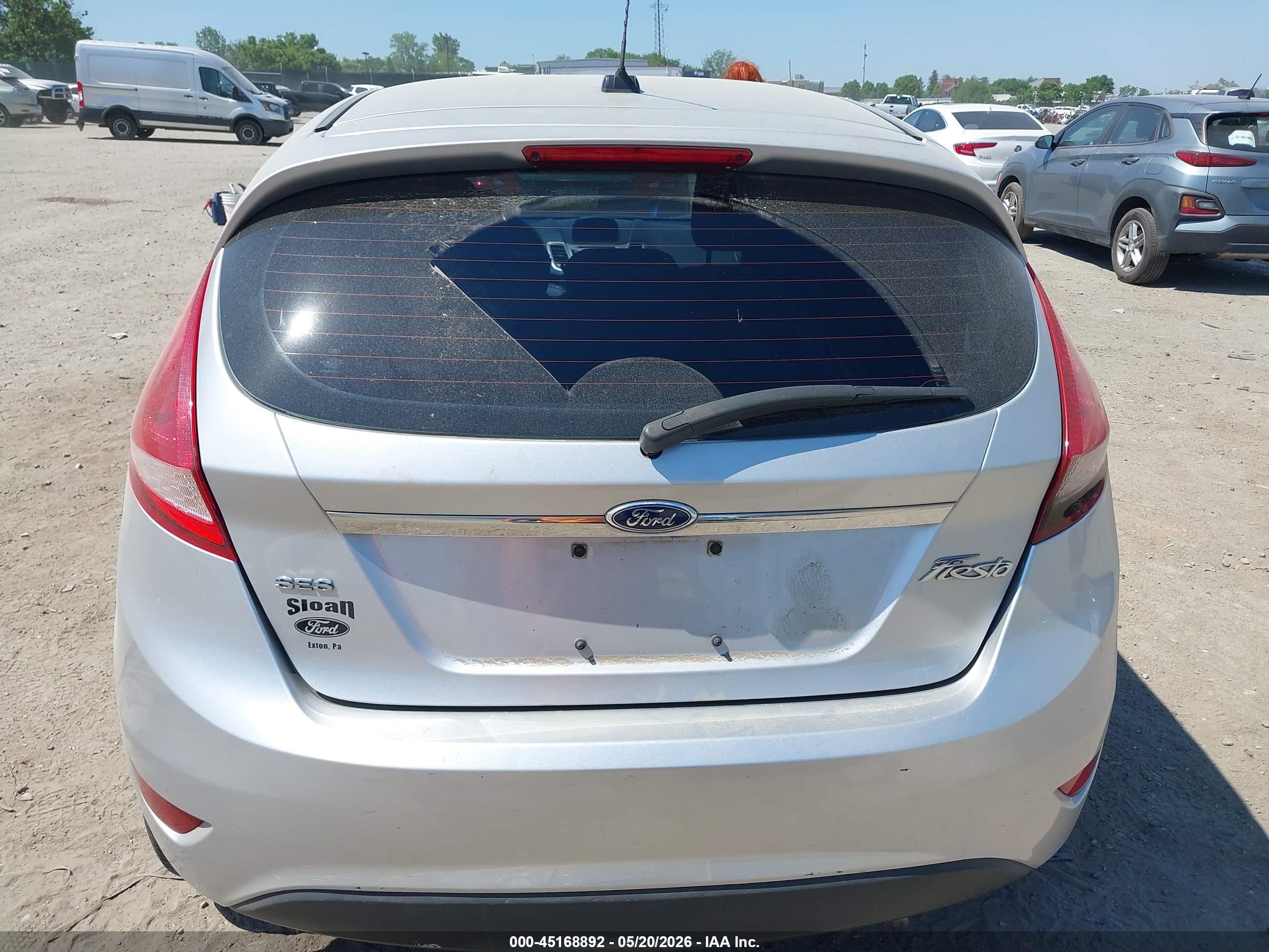 2011 Ford Fiesta Ses Silver vin: 3FADP4FJ0BM147204