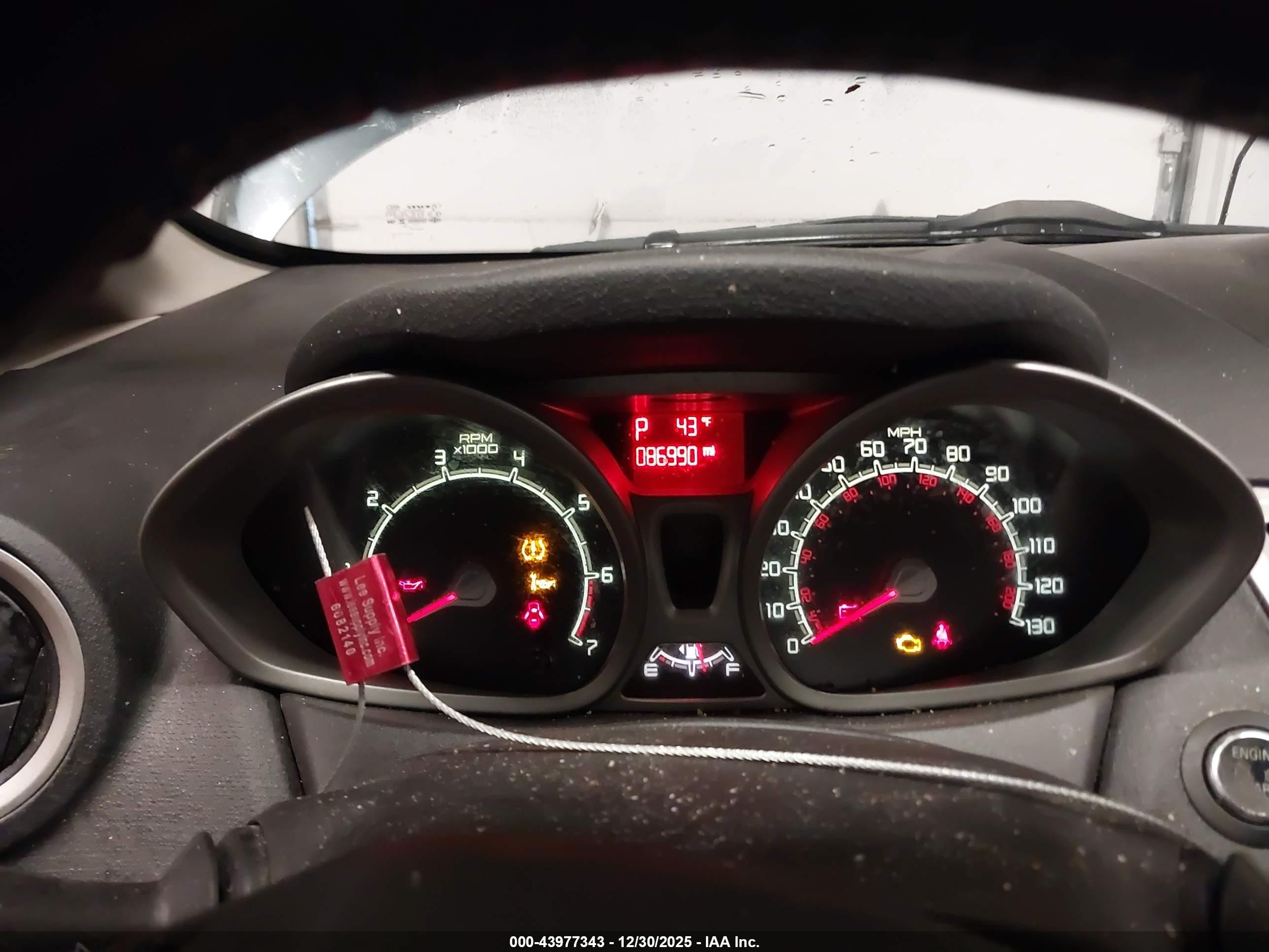 2011 Ford Fiesta Ses Серый vin: 3FADP4FJ0BM204842