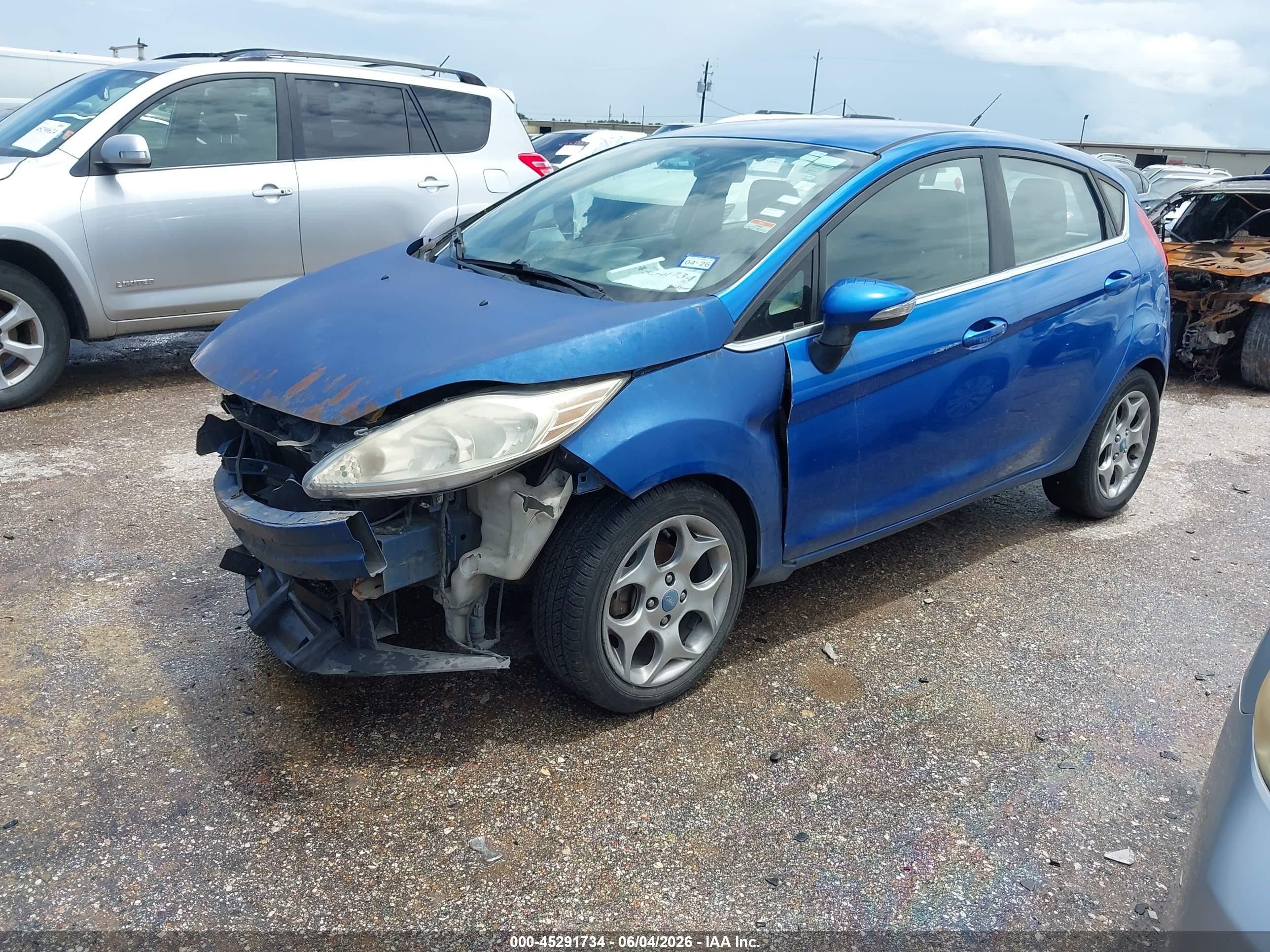 2011 Ford Fiesta Ses Blue vin: 3FADP4FJ0BM221477