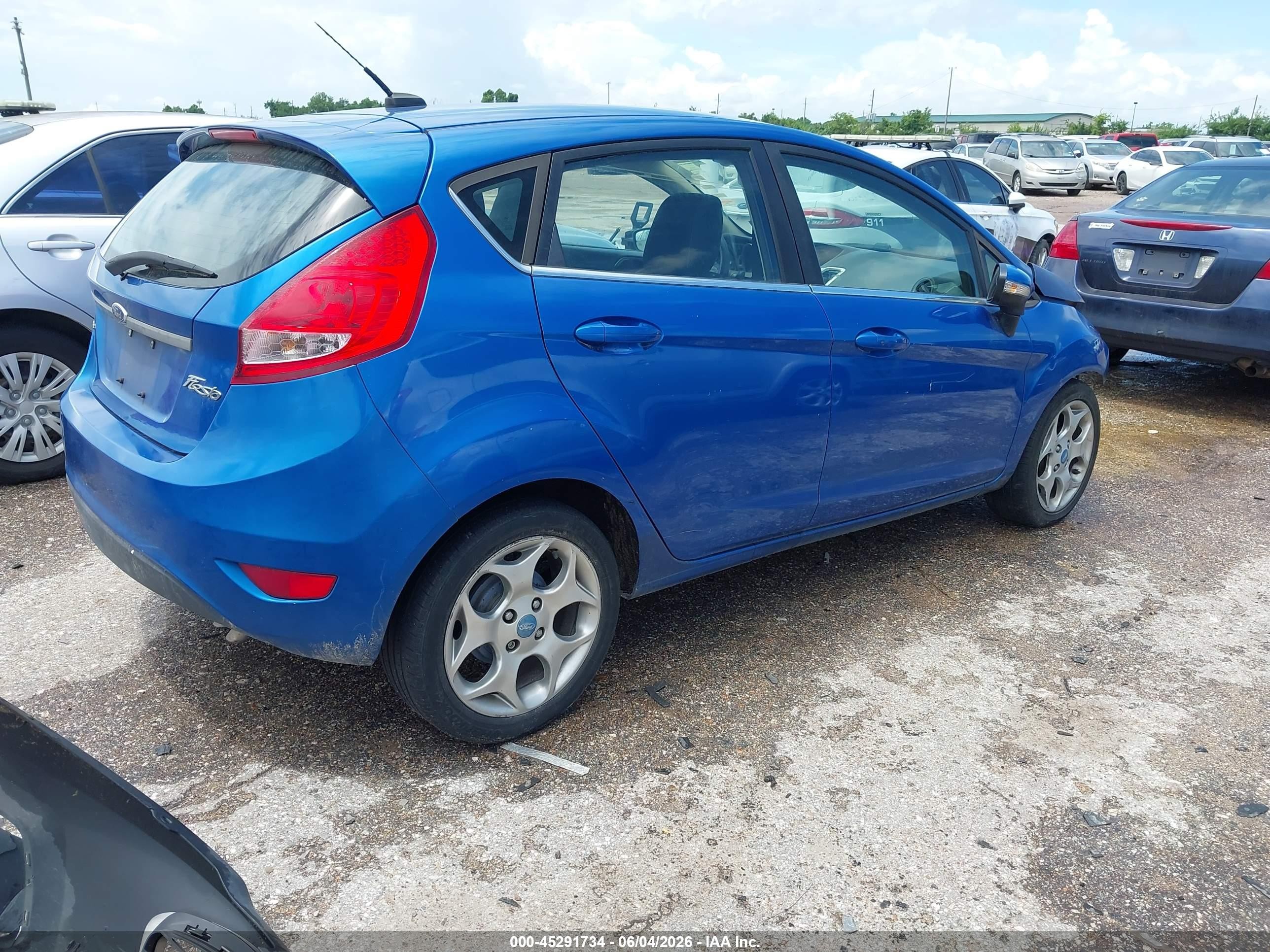 2011 Ford Fiesta Ses Blue vin: 3FADP4FJ0BM221477