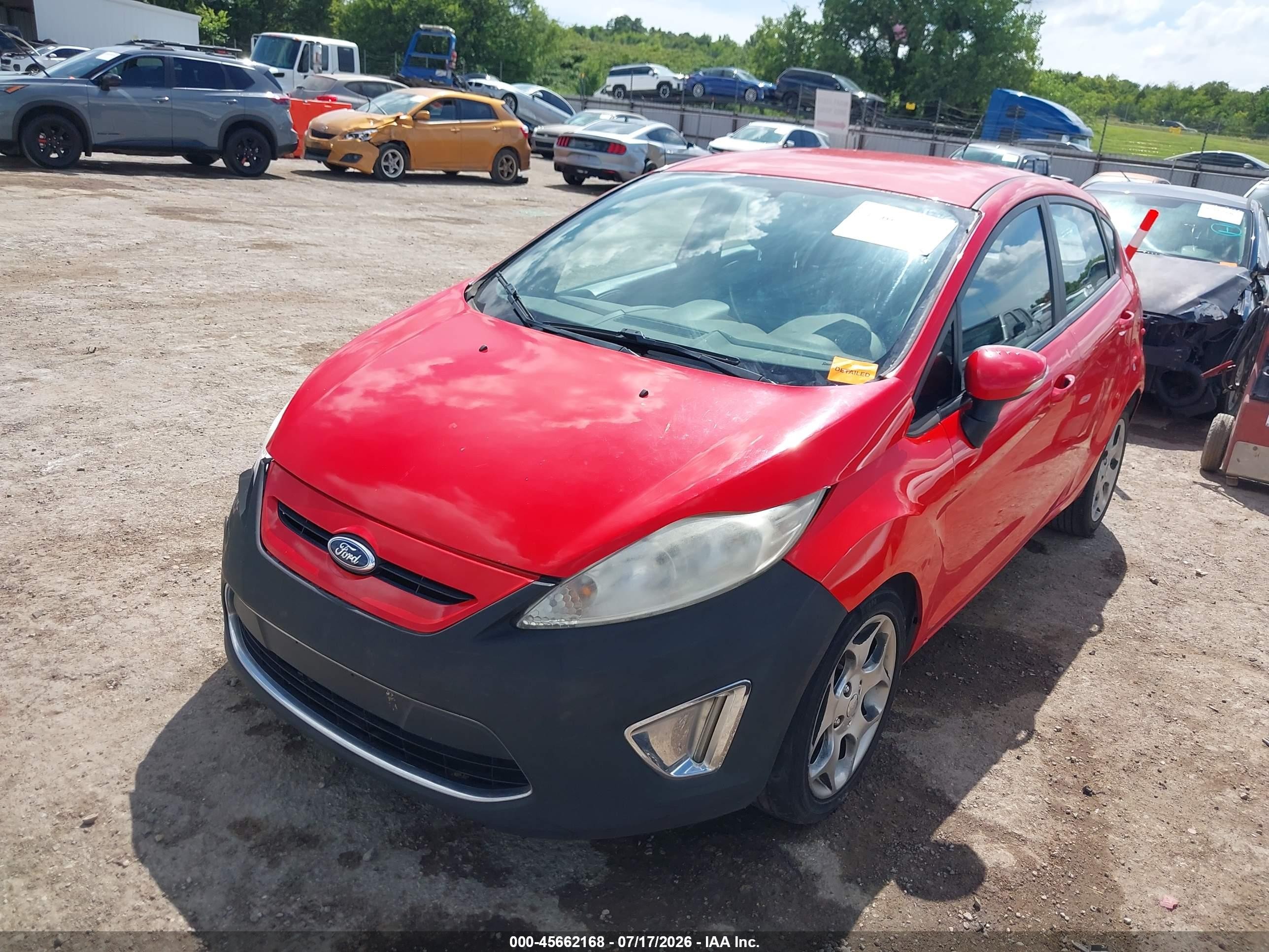 2012 Ford Fiesta Ses Red vin: 3FADP4FJ0CM103799