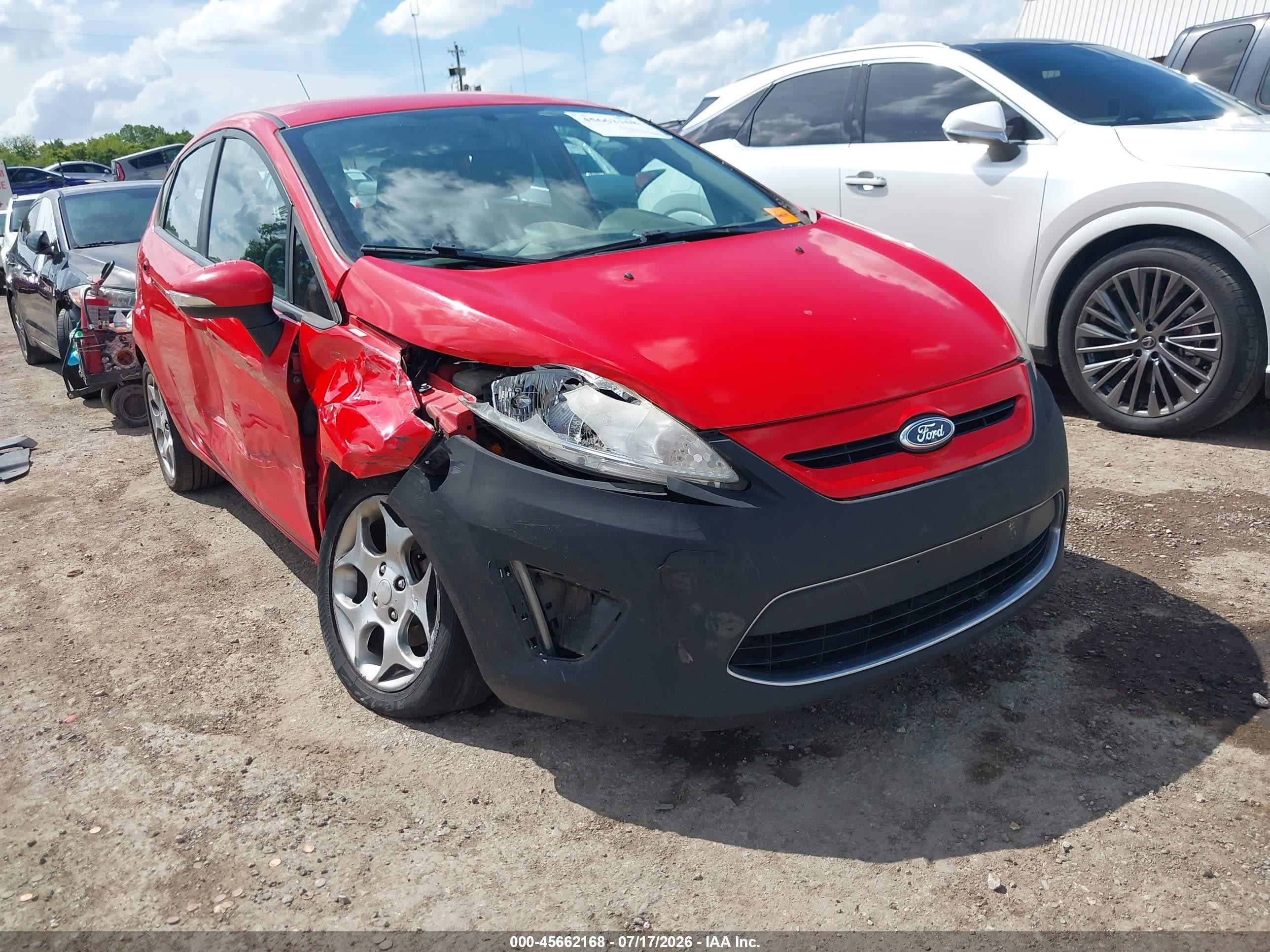 2012 Ford Fiesta Ses Red vin: 3FADP4FJ0CM103799
