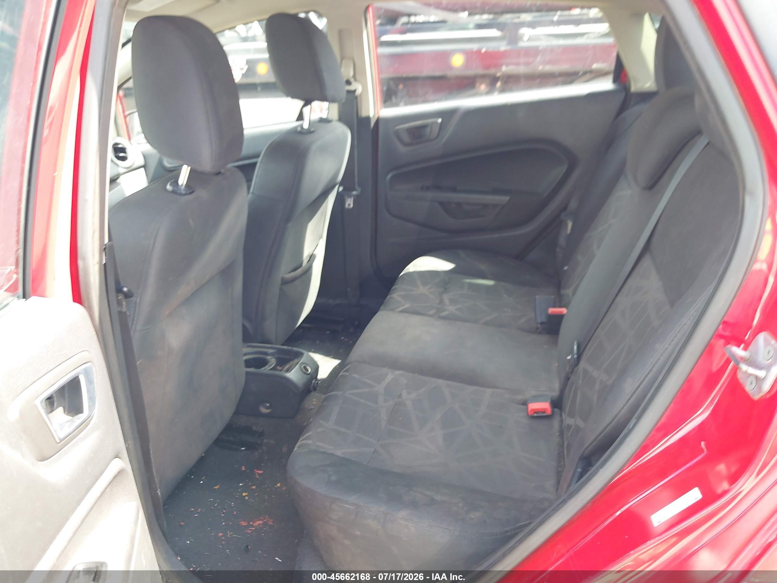 2012 Ford Fiesta Ses Red vin: 3FADP4FJ0CM103799
