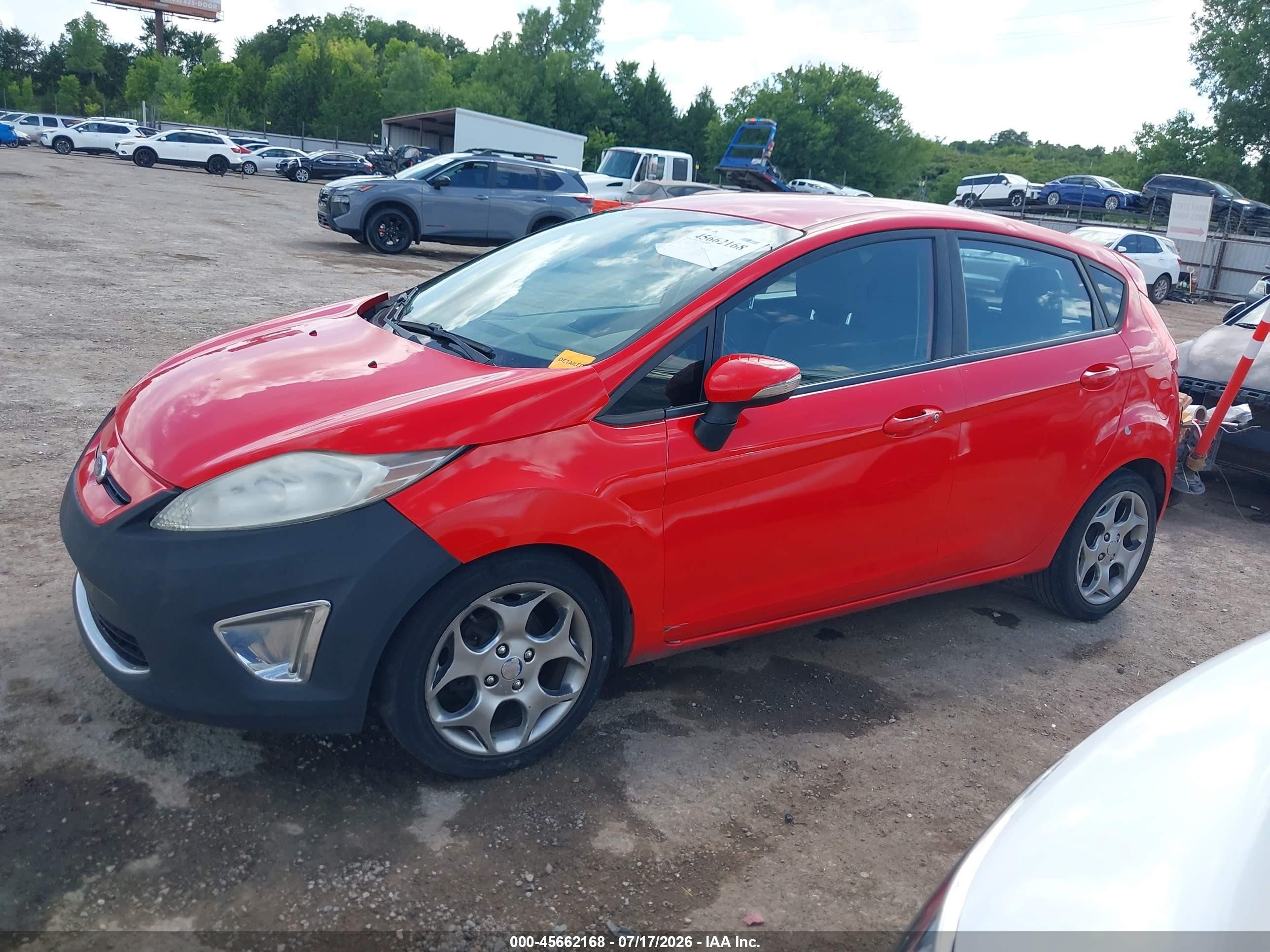 2012 Ford Fiesta Ses Red vin: 3FADP4FJ0CM103799