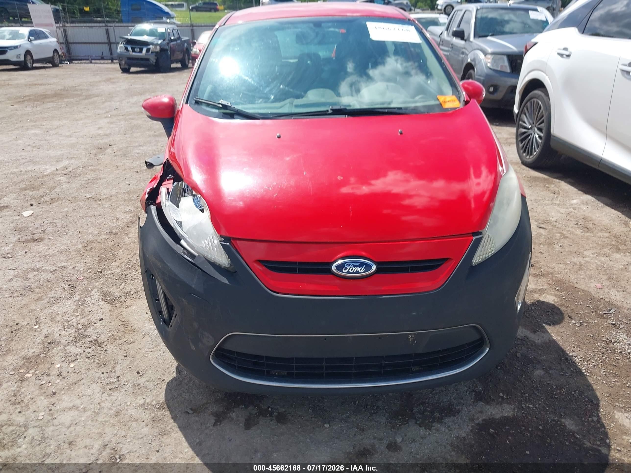 2012 Ford Fiesta Ses Red vin: 3FADP4FJ0CM103799