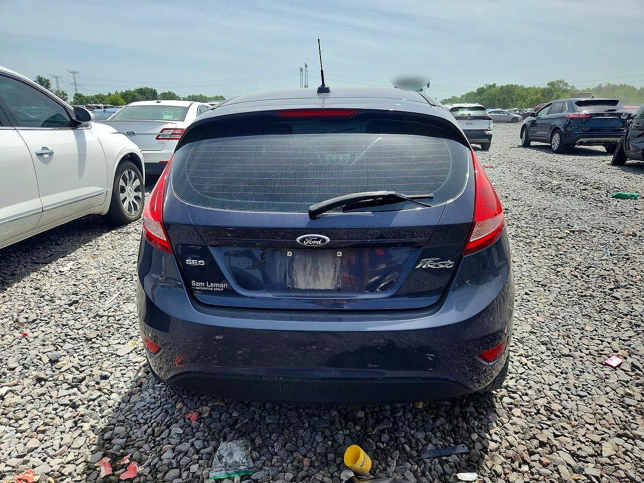 2012 Ford Fiesta Ses Gray vin: 3FADP4FJ0CM196565
