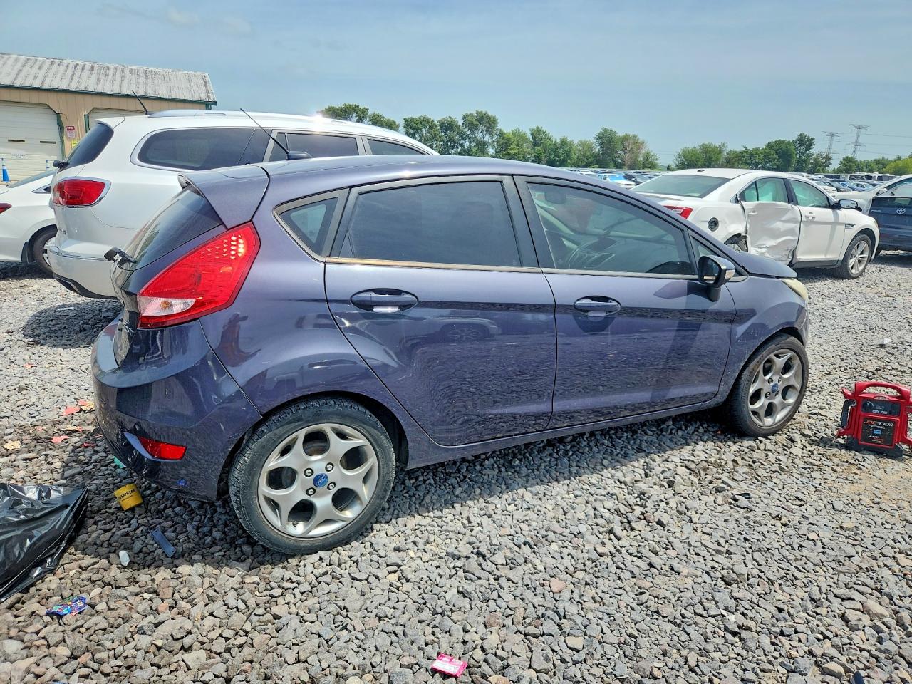 2012 Ford Fiesta Ses Gray vin: 3FADP4FJ0CM196565