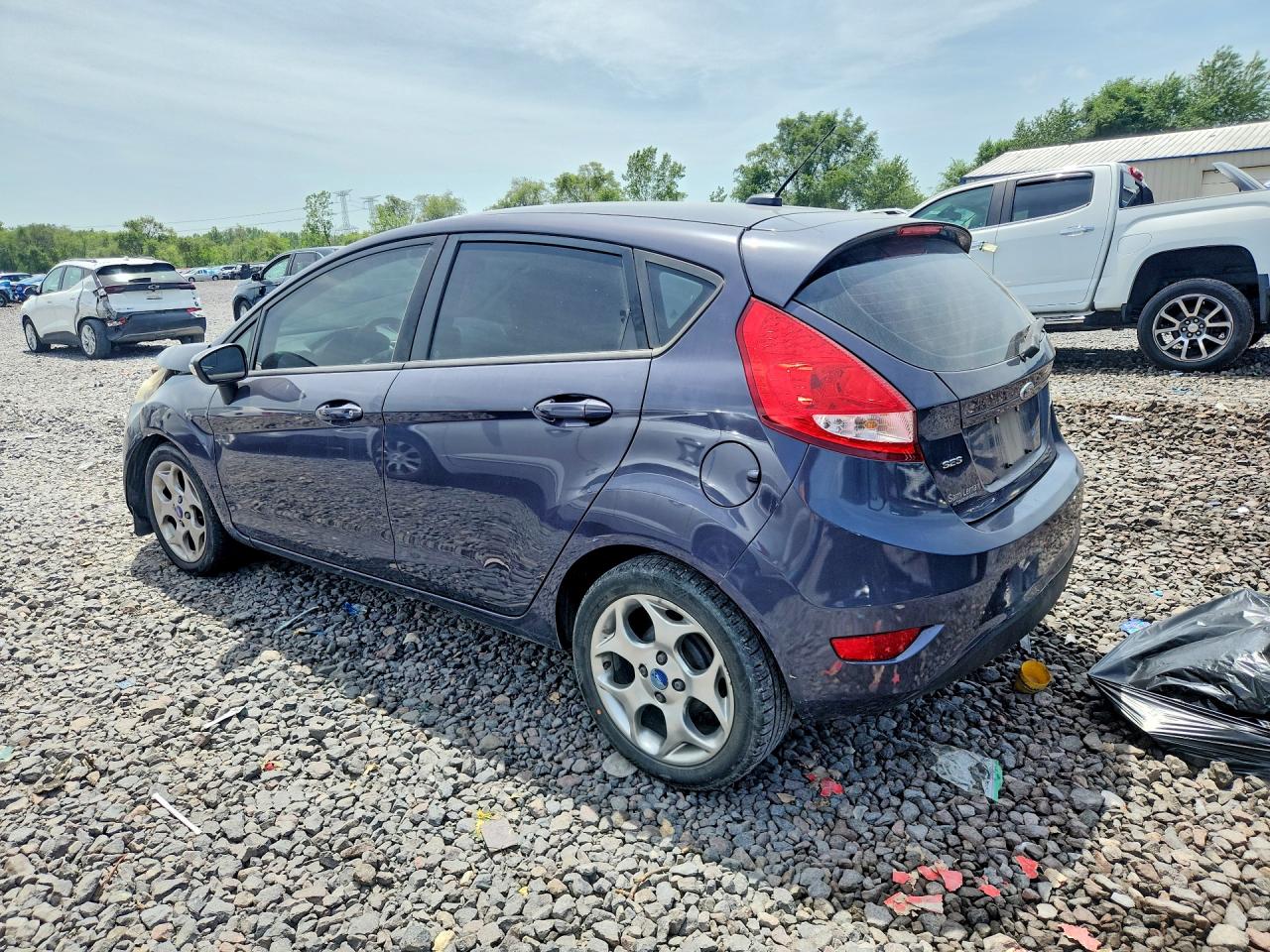 2012 Ford Fiesta Ses Gray vin: 3FADP4FJ0CM196565